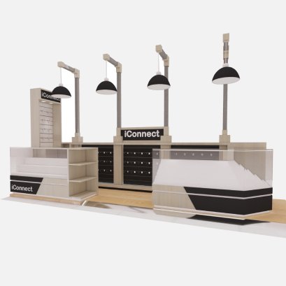 ออกแบบร้านมือถือ iConnect ห้าง Central แจ้งวัฒนะ กทม.